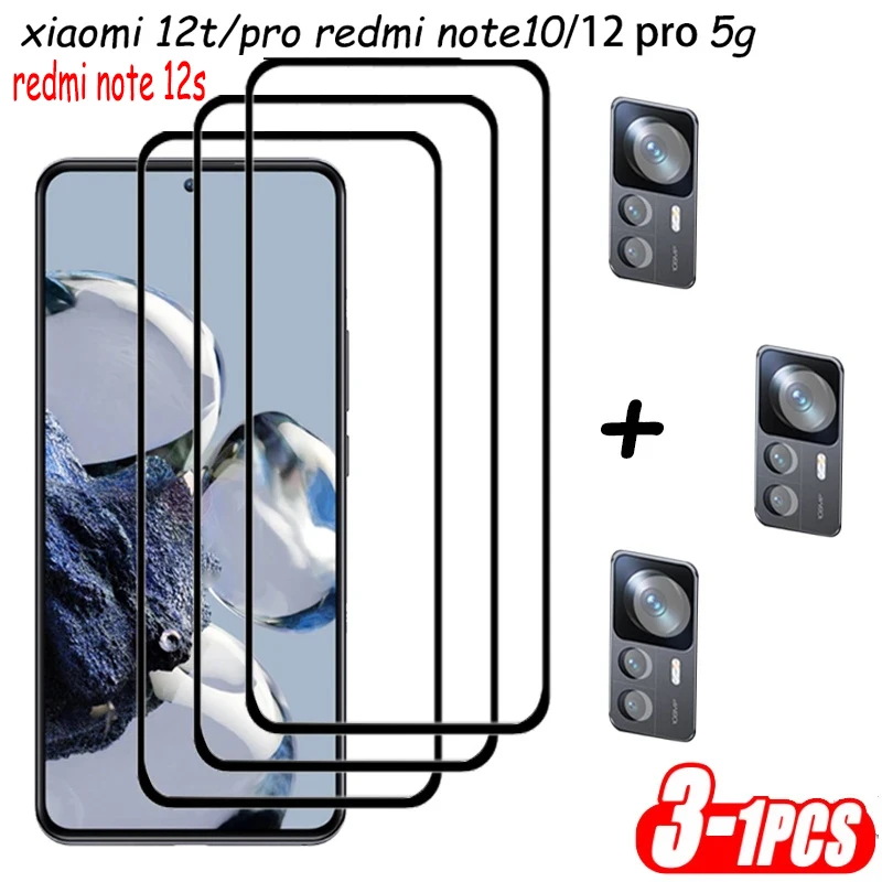 

redmi note 12s,1~3Pcs Tempered Glass For Xiaomi 12t pro Protective Glass redmi note 10 5G Camera Film xiaomi 12 t Screen Armor xiaomi mi 12t Ultra Clear xiaomi12t xiomi 12t Cristal Screen Protector redmi note 12 pro