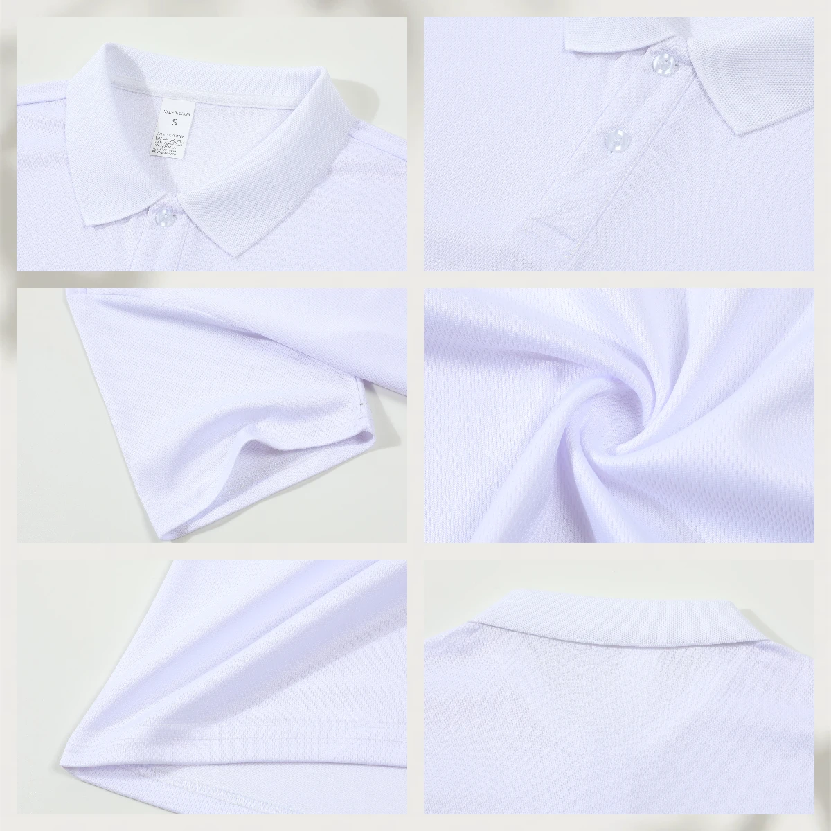 Herren Schnelltrocknende Polo-Shirts Kurzarm Atmungsaktiv Lässige Sommer-Sportoberteile Outdoor Business Streetwear Passende Polo-T-Shirts für Männer – Detail 2