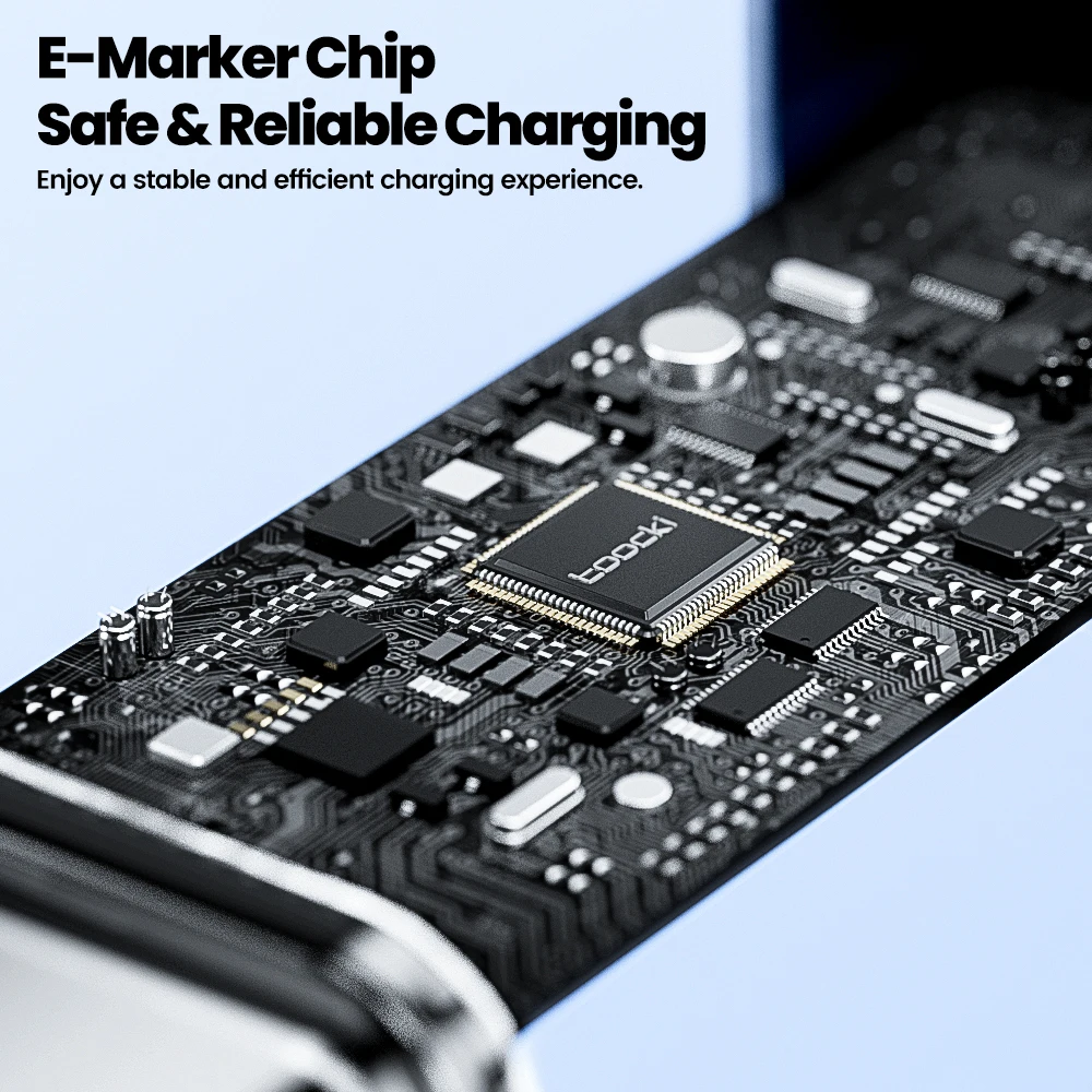 Toocki Type C To Type C Cable 240W/100W/60W Fast Charging Type-C Charger Data Cable For Macbook Huawei Samsung Xiaomi USBC To C