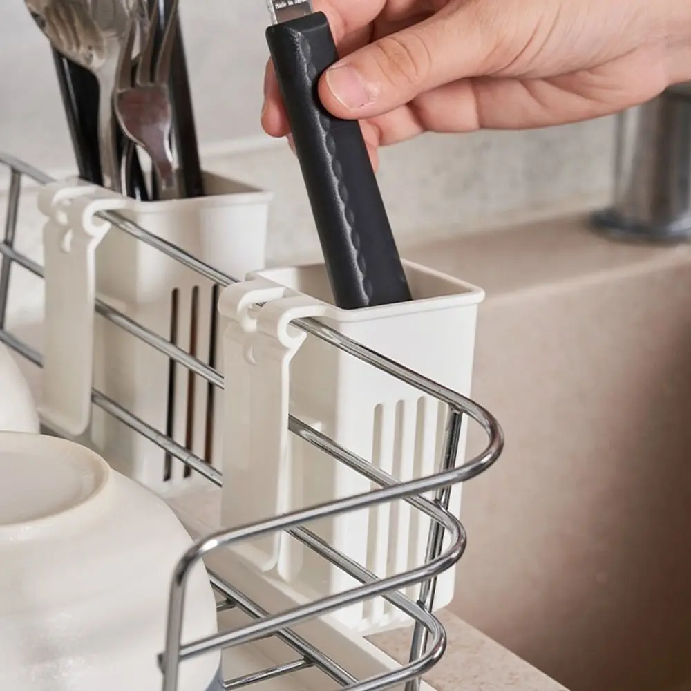 Suporte multifuncional de cozinha pauzinhos, Durable Tableware Storage Rack, Economize espaço pendurado Tableware Holder