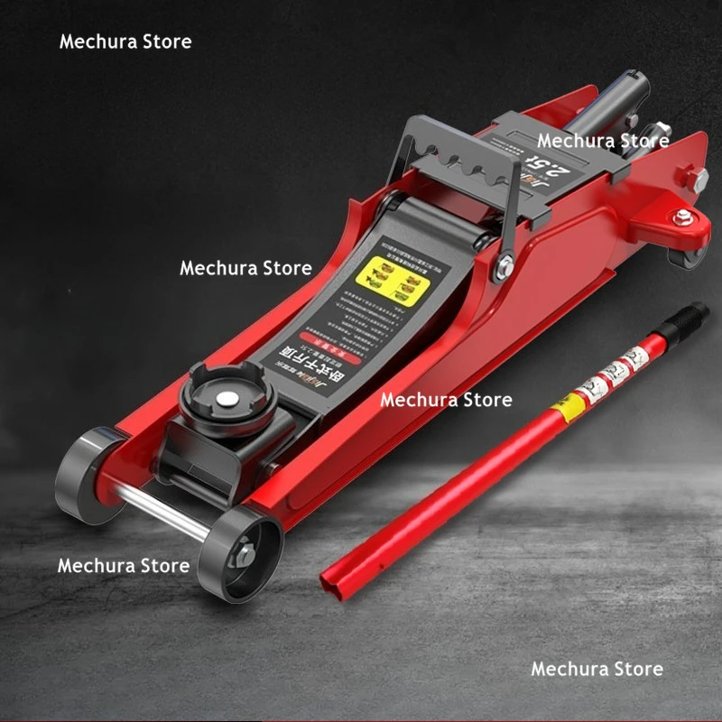 Heavy Duty Horizontal Hydraulic Jack 2T 2000kg Capacity Portable Floor Hydraulic Tools Sedan SUV MPV Off-road Vehicle JT40