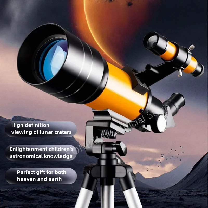 150X High-Power Astronomical Telescope Professional Long-Range Optical Outdoor Observation Gear for Astronomy & Sight-Seeing