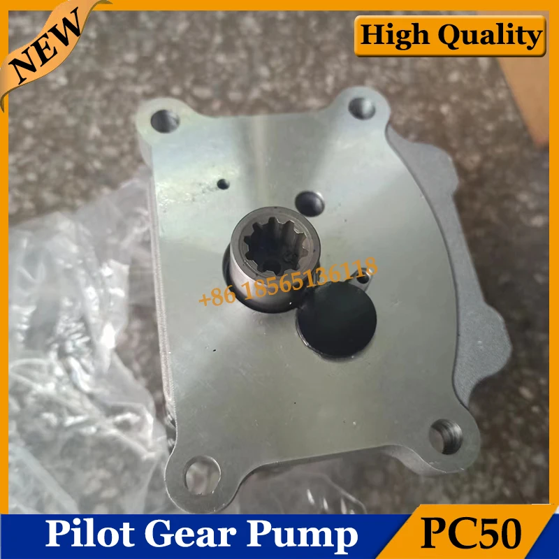 Excavator Spare Parts PC50 PC56-7 PC56 Hydraulic Pilot Gear Pump 708-3S-00562 708-3S-04571 Charging Pump