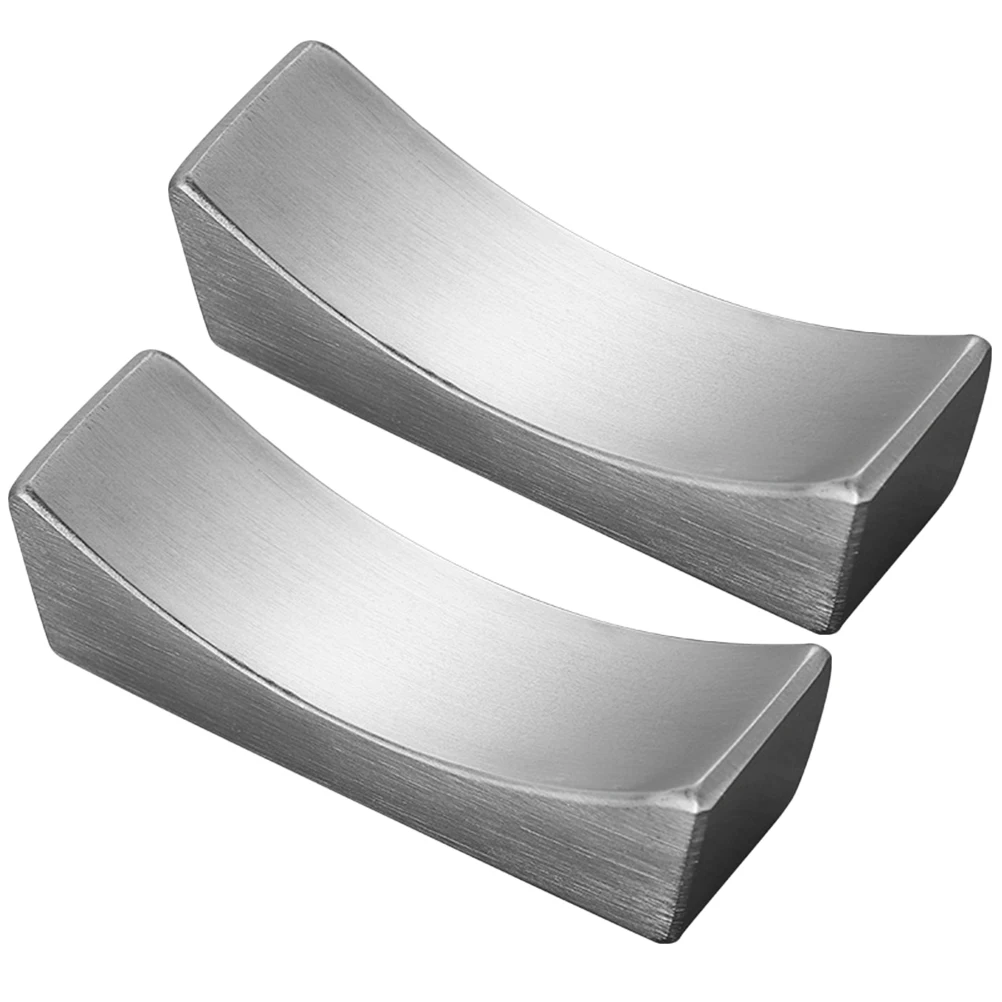 

2pcs Stainless Steel Chopsticks Rest Anti-Slip Tableware Holder For Home Hotel Dining Decoration Multifunctional Cutlery Rack