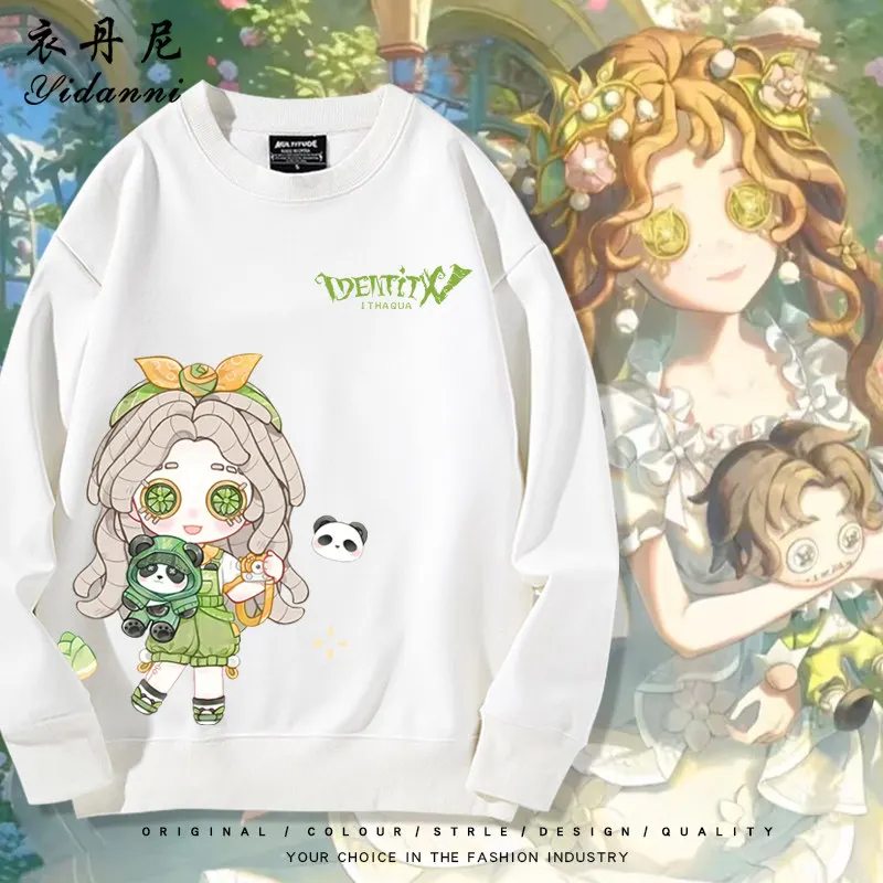 

Gift Identity Ⅴ Cartoon Little Girl Cute Cosplay Costumes Round Neck Tops Man and Women Autumn Long Sleeves Versatile Hoodie
