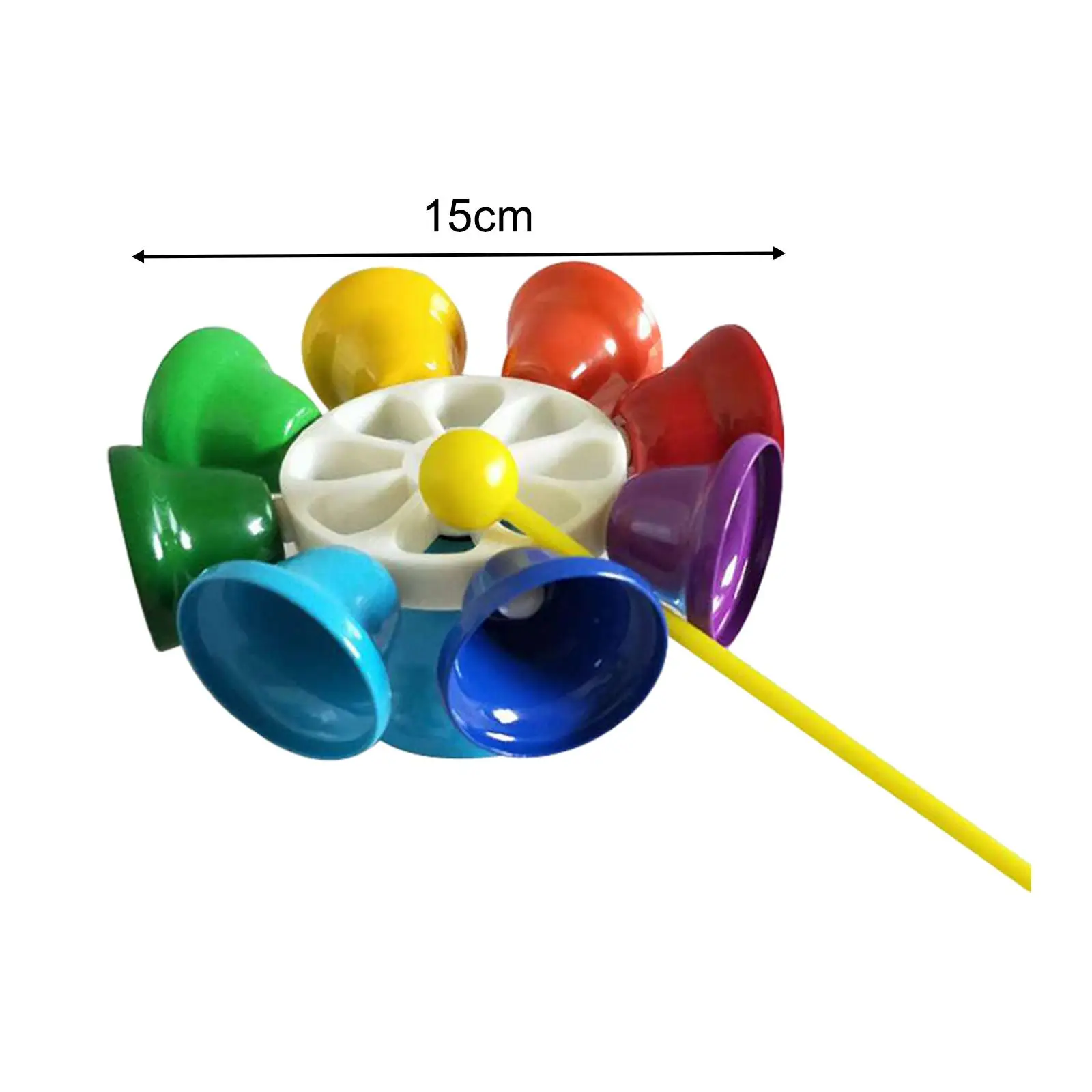 8 ملاحظات أداة قرع الجرس اليدوي للأطفال الذين تتراوح أعمارهم بين 3+ لعبة موسيقى للأطفال #6