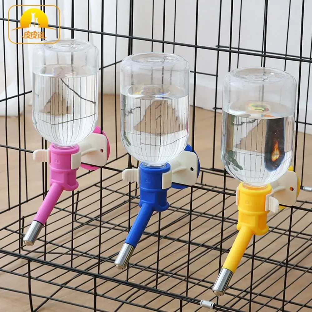 Hanging No-Drip Dog Water Dispenser Automatic Leak-Proof Nozzle Pet Water Feeder Bottle Can Be Raised and Lowered Mess Free