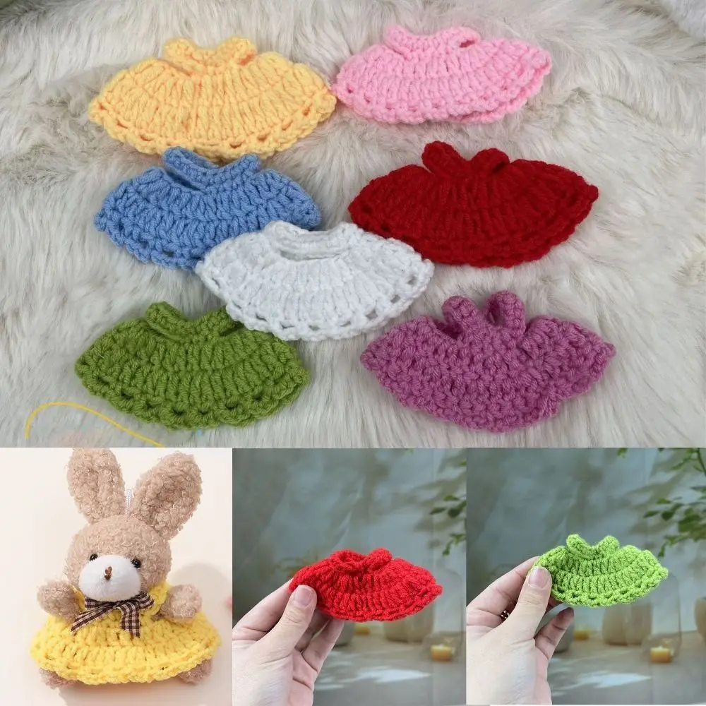 New Cute Cotton Accessories Cute Knitted Dress Fashion Skirt Decoration for 10cm Cotton /for EXO Idol Dolls