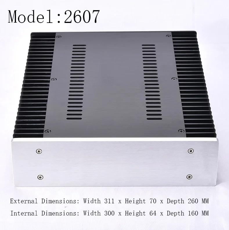

Настольный усилитель мощности Weiliang Audio Compact 2607 с алюминиевым корпусом