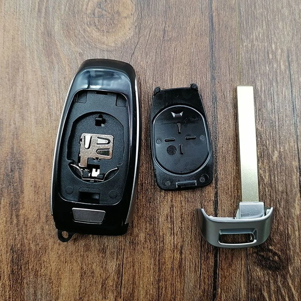 Modified Replacement Key Shell 3 Buttons For Audi A6L A7 A8 Q7 Q8 2017-2022 Car Remote Control Shell Case Fob