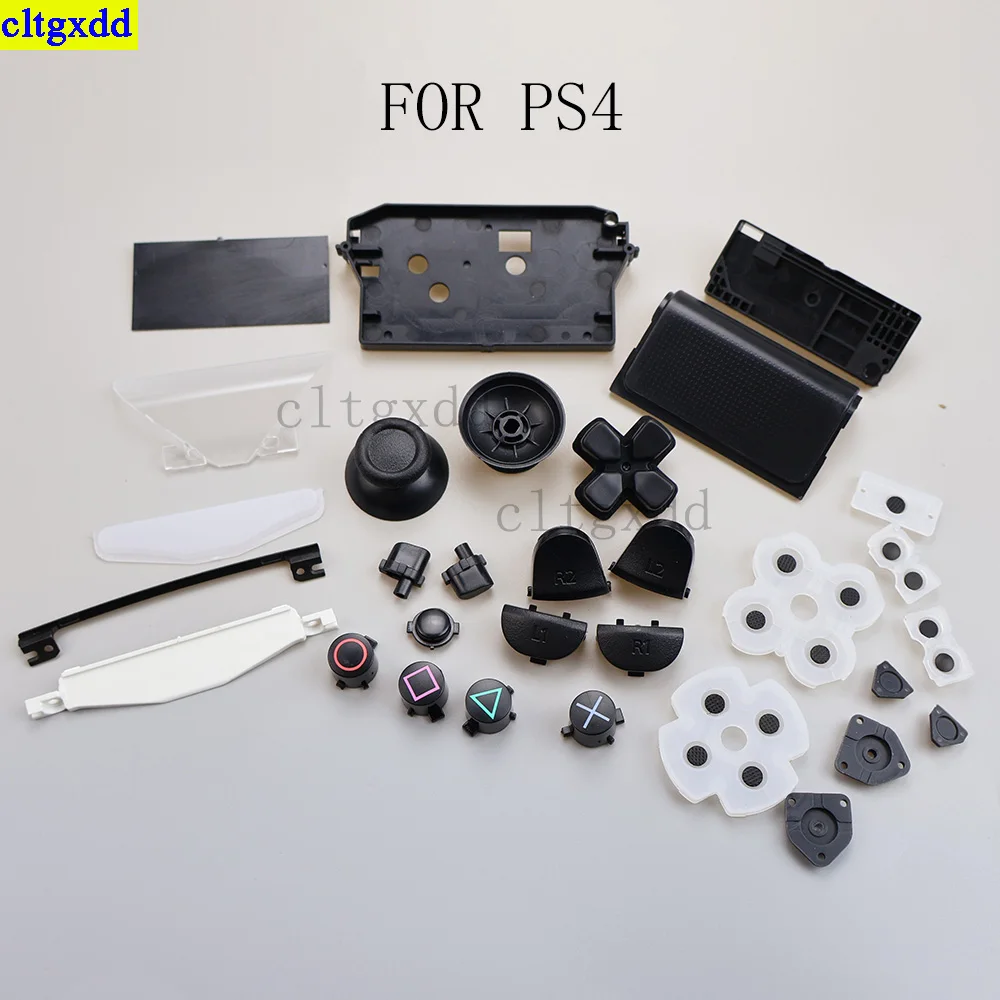 

Cltgxdd 1 set FOR PS4 controller shell parts with direction keys, circle key, square key, triangle key, X key JDM-010