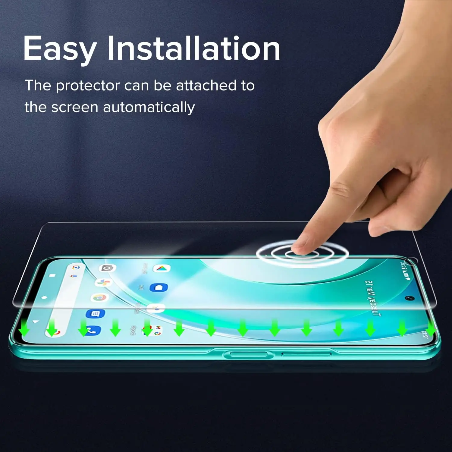 2/4 szt. Folia ze szkła hartowanego 9H do szkła ochronnego Blackview Oscal Tiger 12 HD — zdjęcie produktu 4