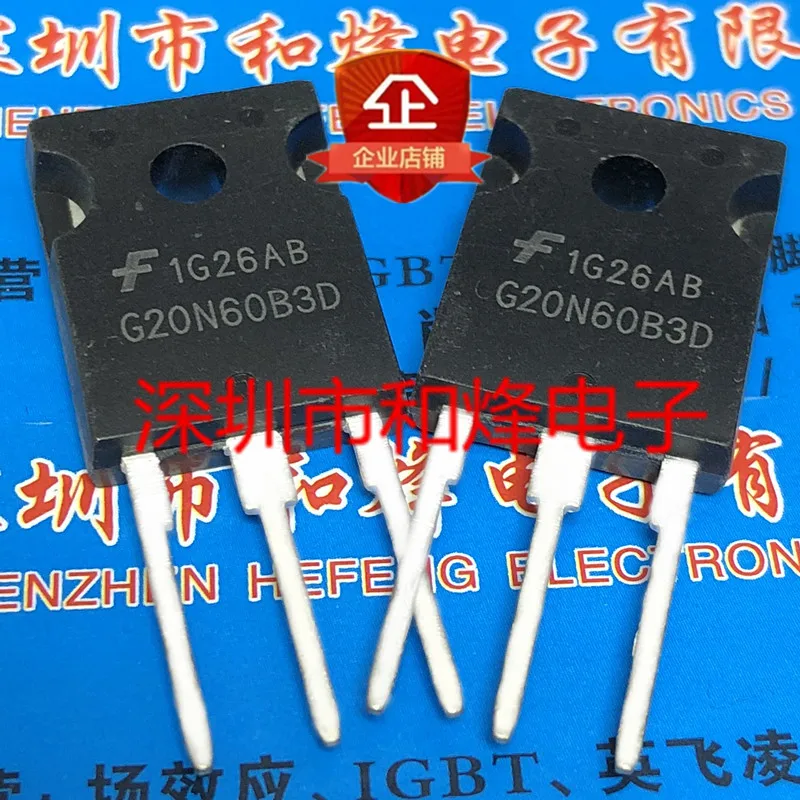 5PCS-10PCS G20N60B3D HGTG20N60B3D  TO-247 Fast Shipping On Stock Best Quality Quality Guarantee