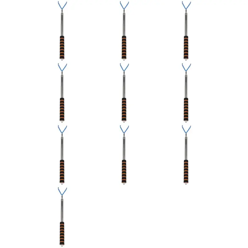【SPECIAL】10X Disc Golf Retriever Disc Golf Grabber 10 Feet Portable Telescoping Pole With Durable Hook For Outdoor Flying Disc
