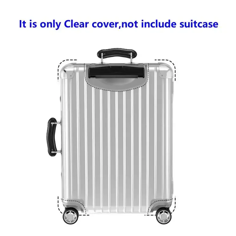 Funda de equipaje a prueba de polvo para Rimowa Classic Series, Fundas protectoras personalizadas con cremallera, accesorios de viaje de PVC