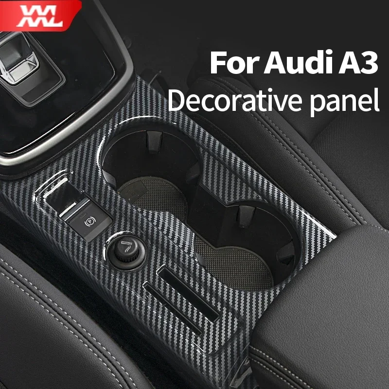 

Wate Cup Position Decorative Panel of Electronic Hand Brake for Audi A3 8Y 2023 2022 2021 2020 Interior Accessories