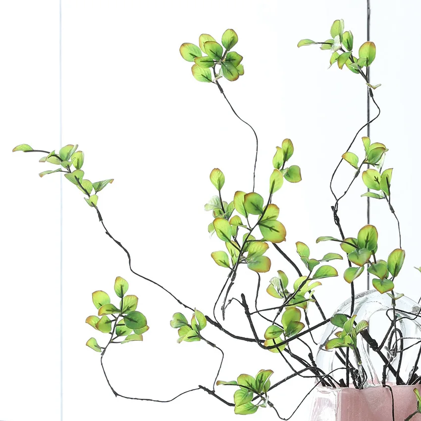 6 PCS Artificial Green Plant Leaves Branch Home Decor Garden Decoration Gift F1045