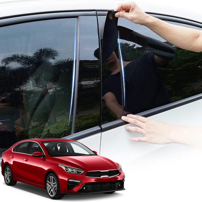 

Car Styling For KIA Cerato Forte K3 BD 2019-2022 Car Window Pillar Trim Sticker Middle BC Column Sticker External Accessories