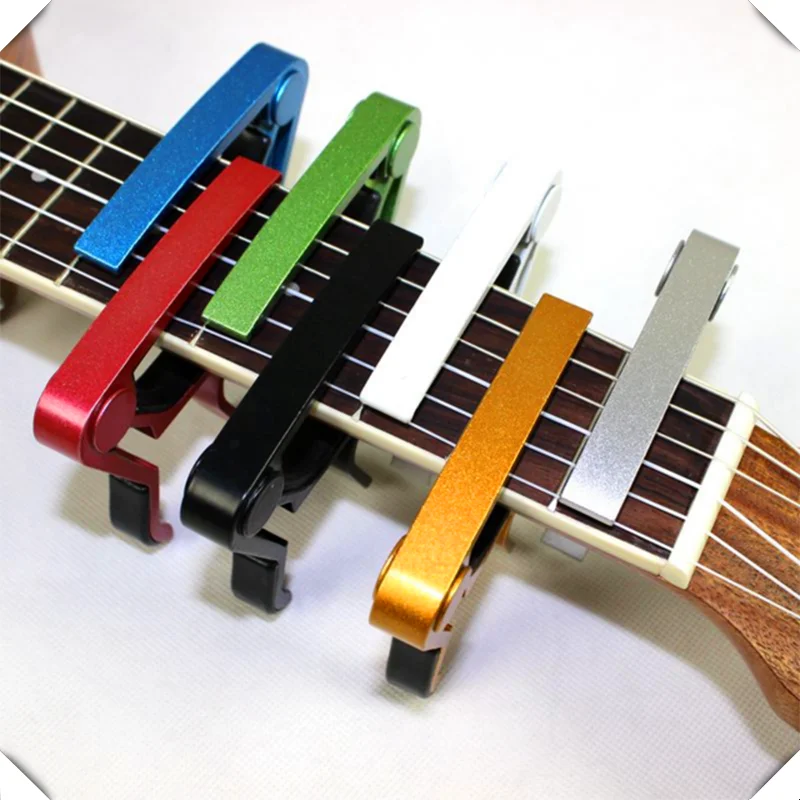 Acoustic Guitar Transpose Clip Ukulele Musical Instrument Accessories Gadget Multicolor Portable Metal Crimping Type Universal