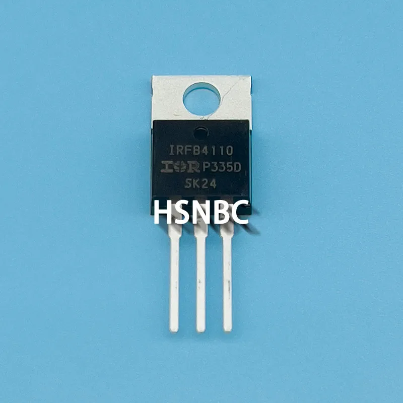 10Pcs/Lot IRFB4110PBF IRFB4110 FB4110 TO-220 100V 180A MOSFET N-Channel Power Transistor 100% New Imported Original