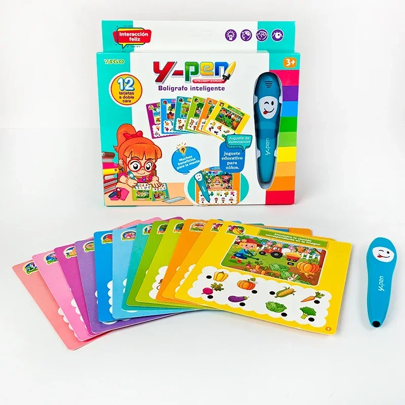 آلة القراءة الصوتية التعليمية، كتب نقطة التعلم الإسبانية الجديدة، قلم ذكي للأطفال، ألعاب قصص التعلم #6