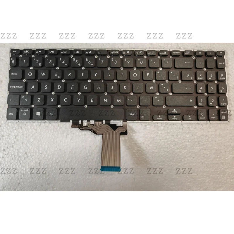 ZZ Spanish keyboard for ASUS Vivobook X509 X515 M509 X509F X509U M509 V5000D V5000F