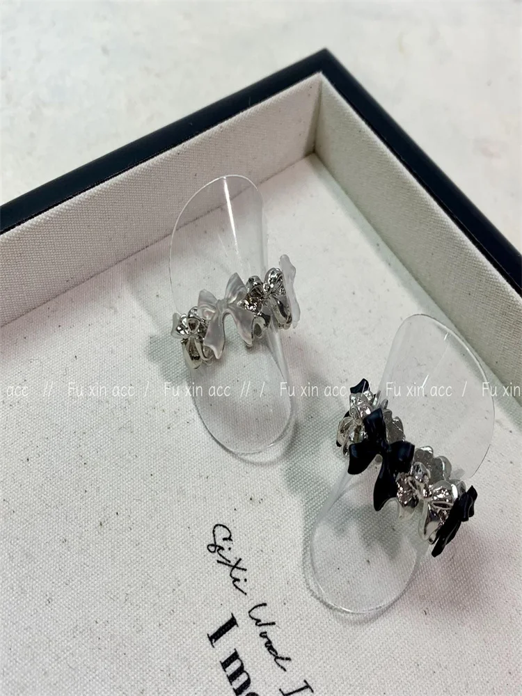 Korean Sweet and Fashionable Butterfly Open Ring, Exquisite and Versatile Index Finger Ring, Small and Minimalist Design, High