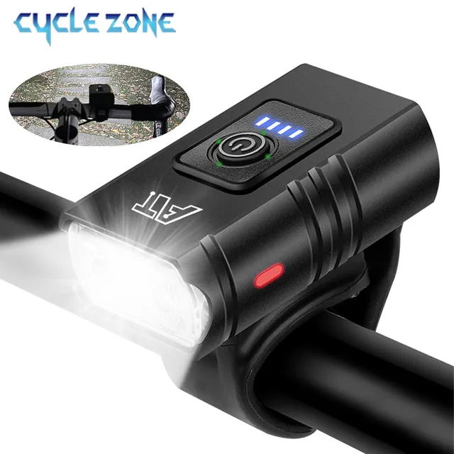 USB Type-C Rechargeable Bike Front Light