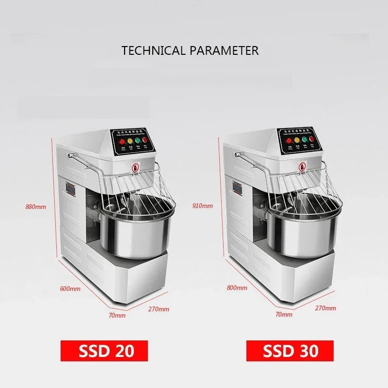 خلاط كهربائي مزدوج السرعة ، من من من من أجل الزبدة والبيض 20/30 لتر ، لصنع الكعك ، والكيك ، وآلة صنع الخبز ، من من من من أجل ، ماكينة العجن متعددة الوظائف