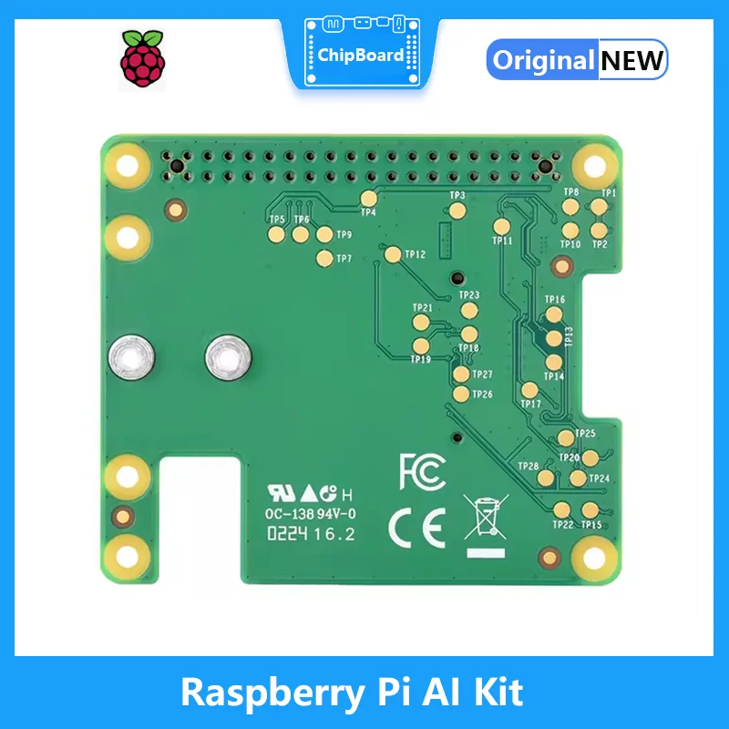 Raspberry Pi 5 AI Kit 13T Artificial Intelligence Kit Hailo8L PCIe M.2 hat+CM4