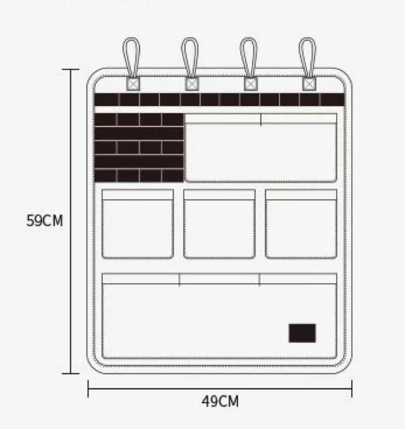 Multi-functional Portable Storage Bag Electrician's Hardware Tool Storage Pouch Wrench and Screwdriver Tool Bag