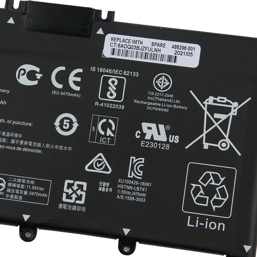 Oryginalna bateria zamienna do HP Pavilion X360 14-seria CD HSTNN-LB7J HSTNN-LB7X Q188 Q190 TF03XL oryginalna bateria 3630mAh — zdjęcie produktu 3