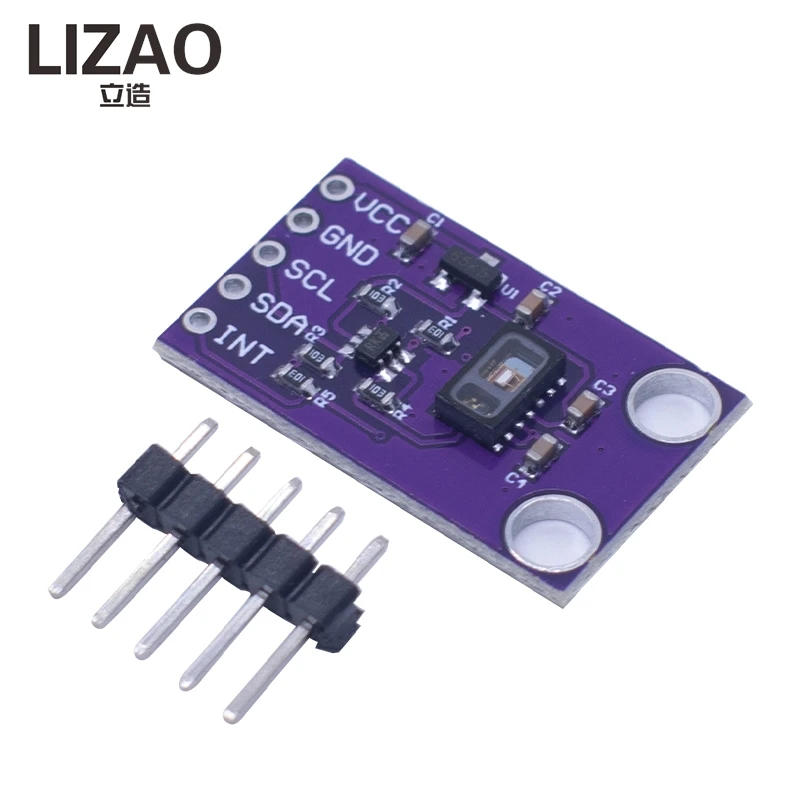 LIZAO MAX30105 I2C Particle Sensor Module High Precision Photodetector DC 1.8V Power Supply Board