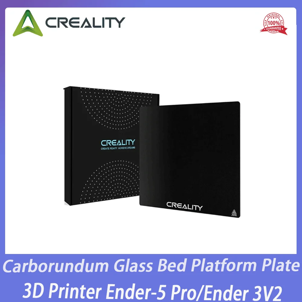 

Стеклянная платформа для 3D-принтера CREALITY Ender-5 Pro/Ender 3V2, 235*235*4 мм, из карборундового стекла, для Ender 3