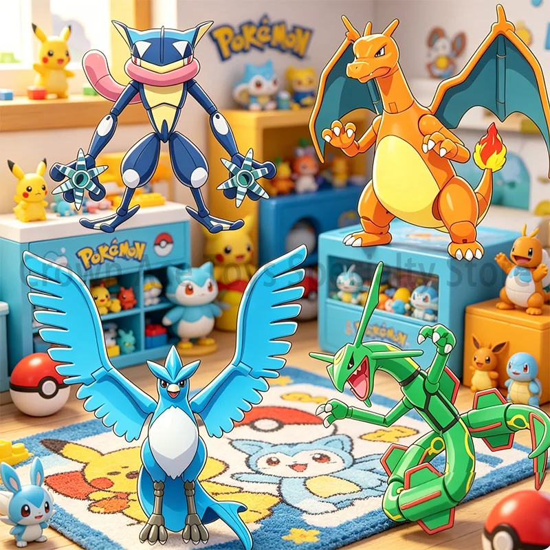 Figura de acción oficial superarticulada de 6 pulgadas de la serie Pokémon Select de Jazwares con soporte de exhibición, juguetes coleccionables de regalo