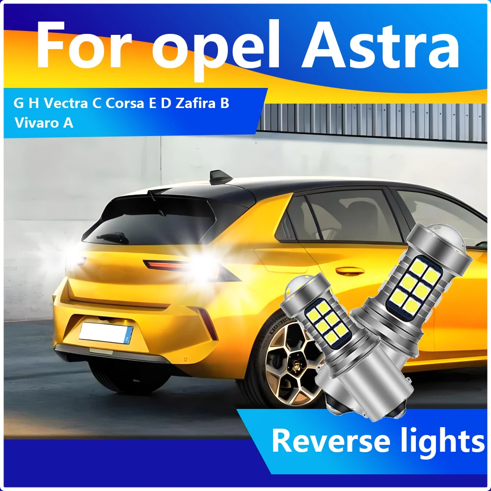 2PCS White Led Reve… - image