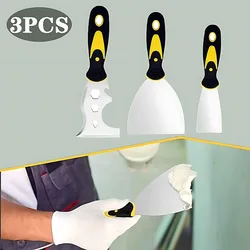 15 in 1 Multifunctional Putty Knife Set Stainless Steel Spatula Putty Scraper Cleaning Spatula DIY Construction Tools