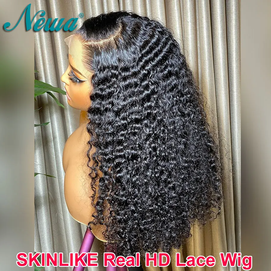 

Newa Hair 9x6 HD Парик с кружевной застежкой Предварительно выщипанные человеческие волосы Бесклеевой парик Готов к ношению 13X6 HD Парик с кружевной фронтальной частью 250% Плотность Вьющийся парик