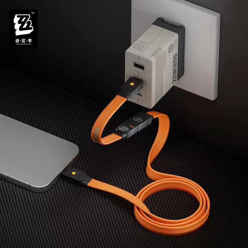

[Genuine] miHoYo Game Zenless Zone Zero Rapid Power Pro Series 240W Assemble Fast Charging Data Cable Pendant Cosplay Xmas Gifts
