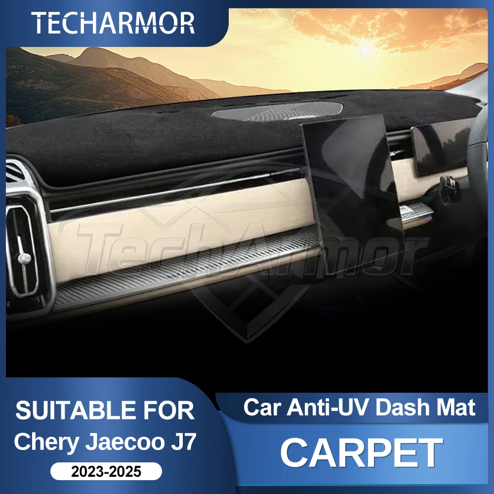 For Chery JAECOO J7 2023- 2025 Dashboard Cover Sunshade Protector Anti Glare Pad Car Interior Decoration Accessories Auto Parts