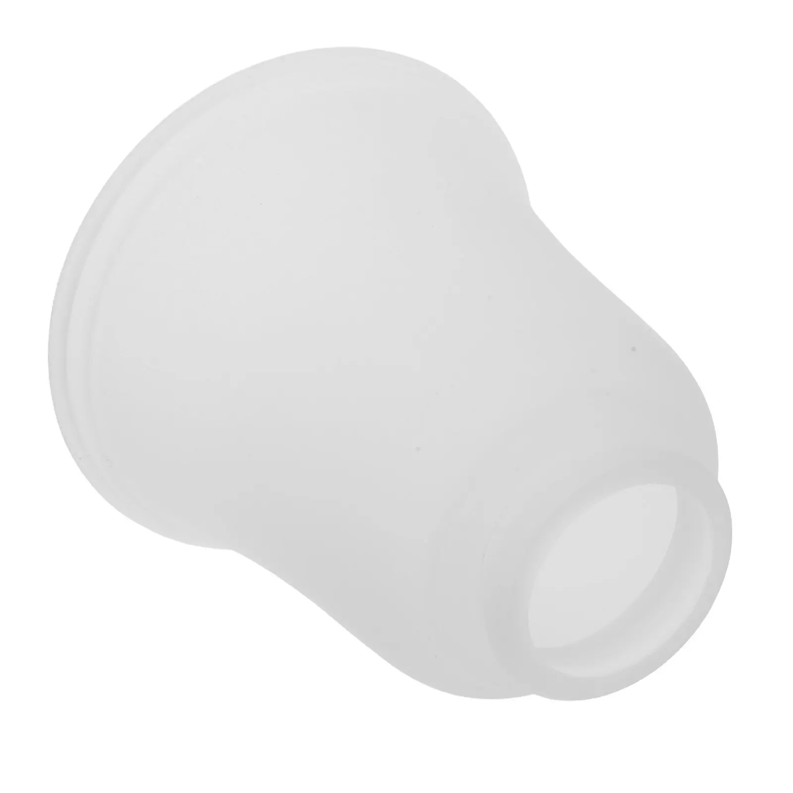 

White Frosted Globe Lamp Shade - Bell Shaped Glass Replacement for Ceiling Light Wall Sconce Pendant Fixture - Elegant Vintage