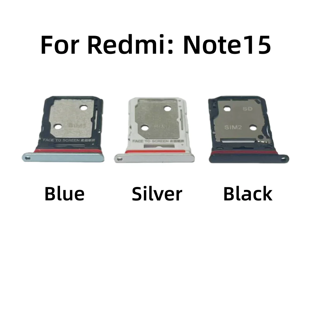 SIM Card Tray Chip Slot Drawer Card Holder for Xiaomi Redmi Note15 Note15 Pro Note15 Pro Plus Note15 Pro+ Drawer Chip SIM Card S image 2