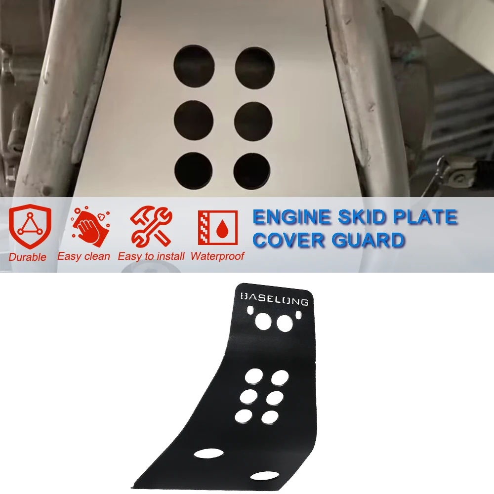 

CRF 300L 2023 Under Engine Protection Cover For HONDA CRF300L 2021-2022 Motorcycle Accessories CNC Skid Plate Bash Frame Guard