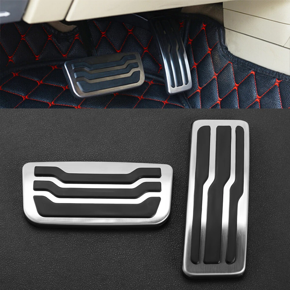 Car Pedals for Ford Explorer Classic U502 2011~2019 Accelerator Brake Stainless Steel Non-slip Pedal Pads 2015 2016 2017 2018