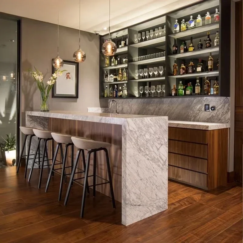 gs-Western Style bar Counters Design High Class Relax Life Style Wine Storage Mini bar Cabinet Home bar Counter