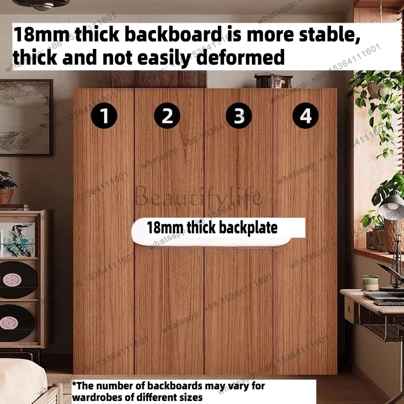 Factory Direct Sliding Doors Wardrobe Bedroom Save Clothes Closet Organizer Open Double Wardrobes Wooden Comforter Armario Furni