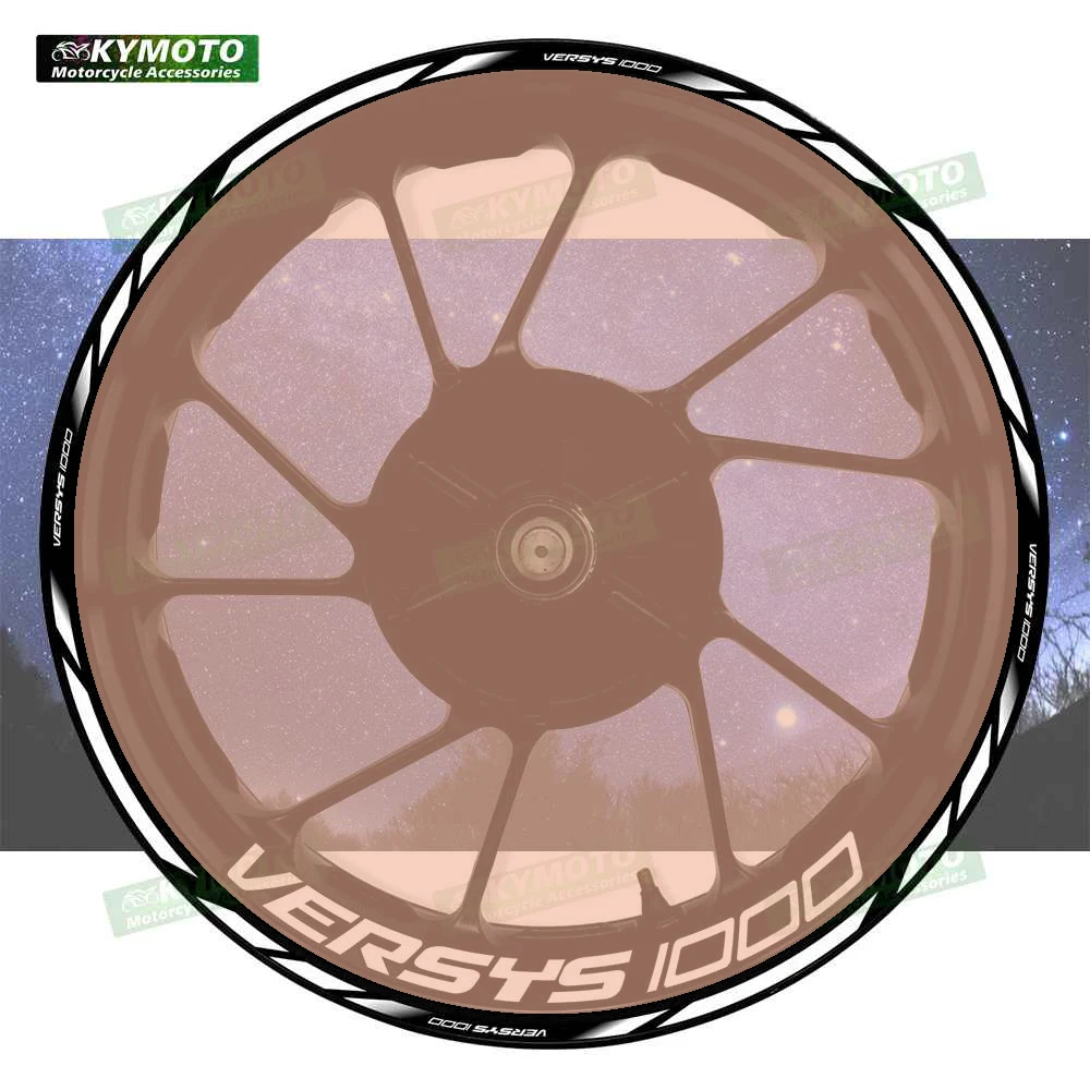 

For VERSYS1000 VERSYS 1000 motorcycle accessories 17 inch front and rear wheel decals fairing wheel hub rim reflective stickers