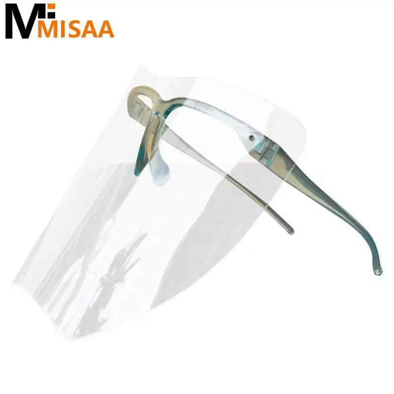 Transparent Full Face Shield Mask Head Protective Cover Eye Safety Glasses Kitchen Tools Screen Visors Dust WindProof Anti-Fog