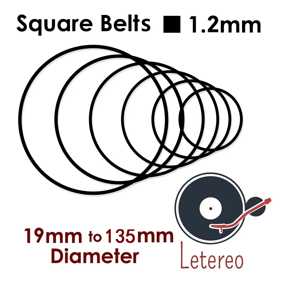 Square Cut Belts SCX2.9 SCQ6.0 SCX8.0 SCX9.5 SCX4.9 Motor Drive For VCR,Cassette,CD,DVD Players Or Recorders