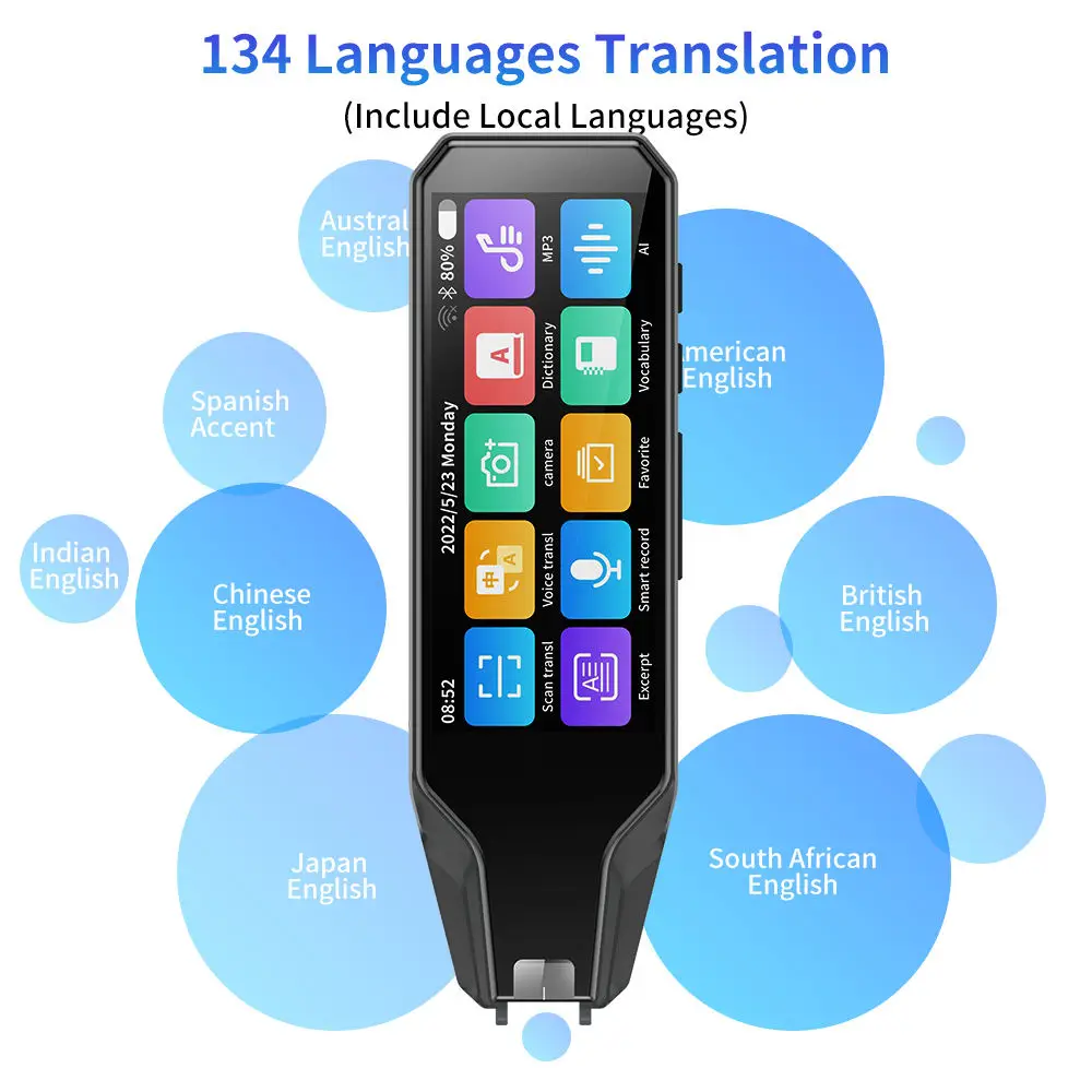 Imagem -04 - Caneta de Tradução Inteligente Multi-funcional Leitura Inteligente Ensino Médio Inglês Uso Geral